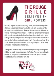 Rouge Grille Fundraiser for Girls Inc of NH